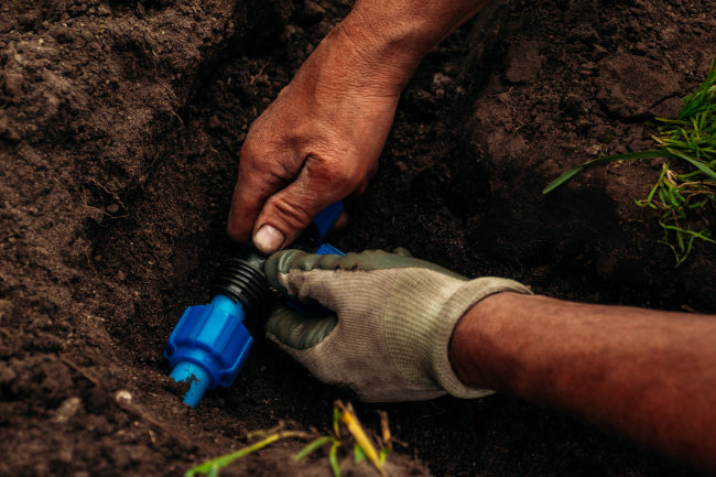 Irrigation System Installation, St. Augustine, FL [Video] - Floating Irrigation System Installation